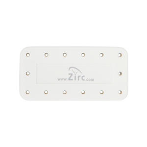 14 Hole White, Magnetic Bur Block with Microban | SurgiMac Dental Supply