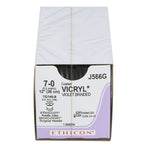 Coated Vicryl™ Polyglactin 910 TG140-8 3/8 Circle Spatula Needle Size 7-0 Braided | SurgiMac Dental Supply