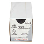 PDS II Polydioxanone P-3 3/8 Circle Precision Reverse Cutting Needle Size 4-0 Monofilament | SurgiMac Dental Supply