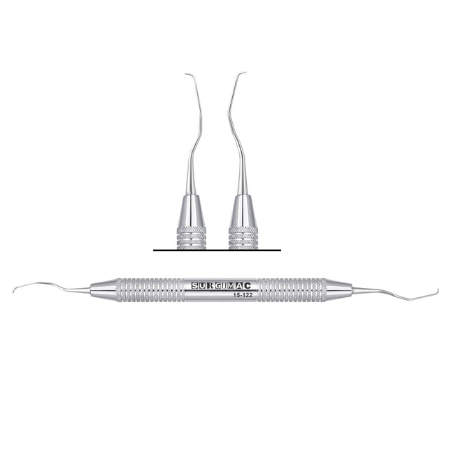 SurgiMac #11/12 Mini Gracey Curette, Scaling Instrument, Double-Ended, Stainless Steel, Air Series, 1/Pk