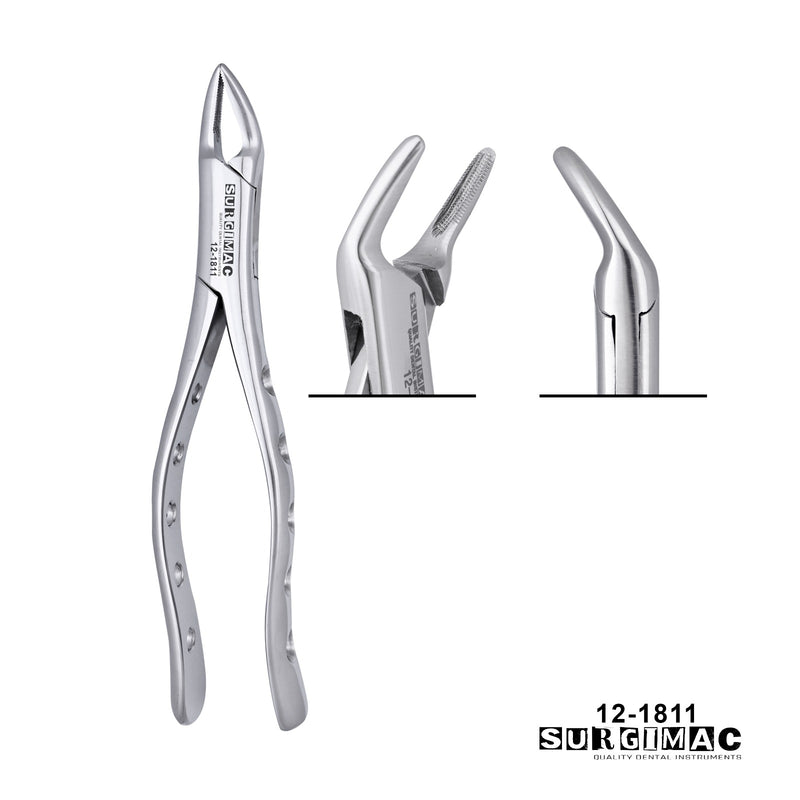 SurgiMac #150S Extracting Forceps, Single-Ended, Stainless Steel, Air Series, 1/Pk | SurgiMac Dental Supply