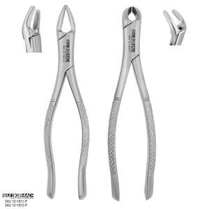 SurgiMac #150S & 151S Pedo Forceps for Child Extraction, Stainless Steel, Pro Series, 2/Pk | SurgiMac Dental Supply
