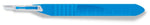#15 Sterile Stainless Steel Surgical Scalpel Blade with Plastic Handle | MacCut by SurgiMac | Box of 10 MC-10-4115
