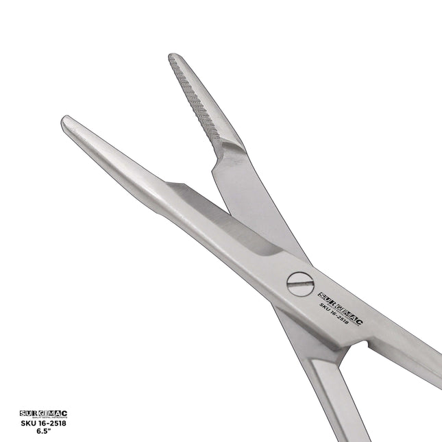 6.5" Hegar Needle Holder with Scissors, Olsen, Stainless Steel, Eco Series, 1/Pk | SurgiMac Dental Supply
