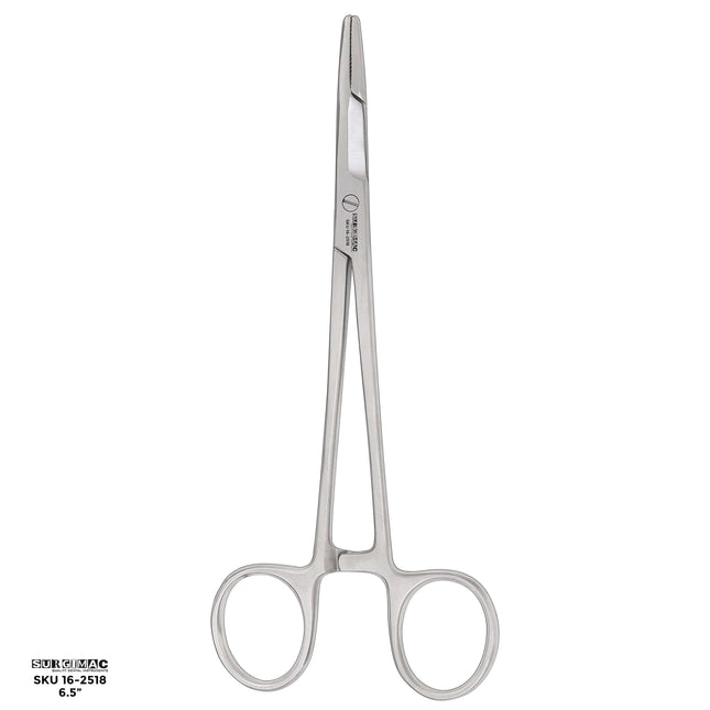 6.5" Hegar Needle Holder with Scissors, Olsen, Stainless Steel, Eco Series, 1/Pk | SurgiMac Dental Supply