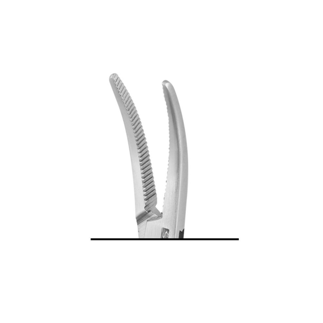 SurgiMac 4" Curved Micro-Hemostat, Stainless Steel, Air Series, 1/Pk