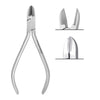 SurgiMac 15° Angled Hard Wire Cutter Pliers, Orthodontic Instruments, Stainless Steel, Air Series, 1/Pk