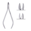 SurgiMac Micro-Mini Pin & Ligature Cutter Pliers, Long Handle, Orthodontic Instruments, Stainless Steel, Air Series, 1/Pk