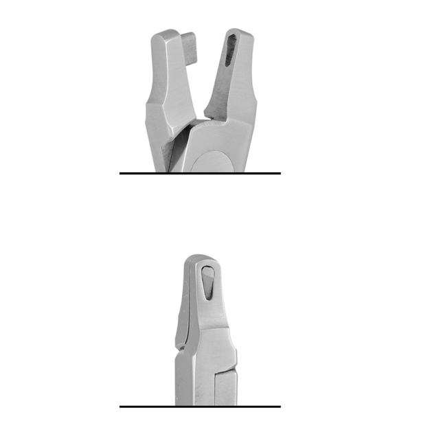 SurgiMac Straight Bracket Removing Pliers, Orthodontic Instruments, Stainless Steel, Air Series, 1/Pk