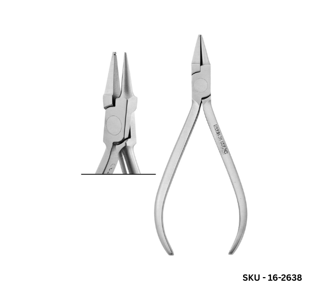 SurgiMac Light Wire Bird Beak Pliers With Groove, Orthodontic Instruments, Stainless Steel, Air Series, 1/Pk (Copy) | SurgiMac Dental Supply