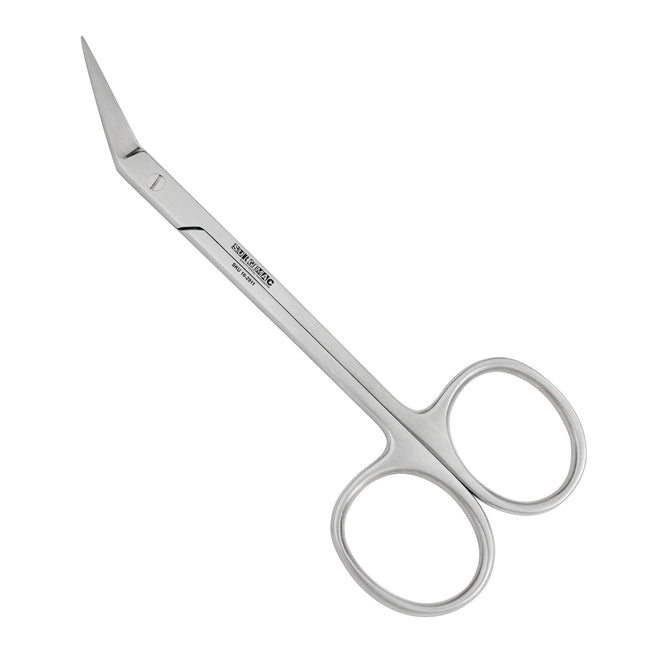 SurgiMac Wagner Scissor, Angled, SC, 1 serrated Edge, 11.5cm, Stainless Steel, Eco Series, 1/Pk