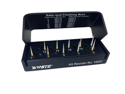 SS White Safe End Finishing Bur Kit