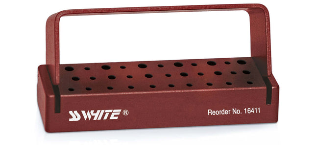 Universal Bur Block-Bordeaux | SurgiMac Dental Supply