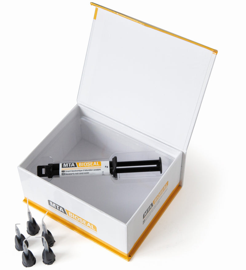 4g MTA Cement Syringe + 10 Mixing Tips + 1 Mixing Pad/Bx MTA-BSEAL