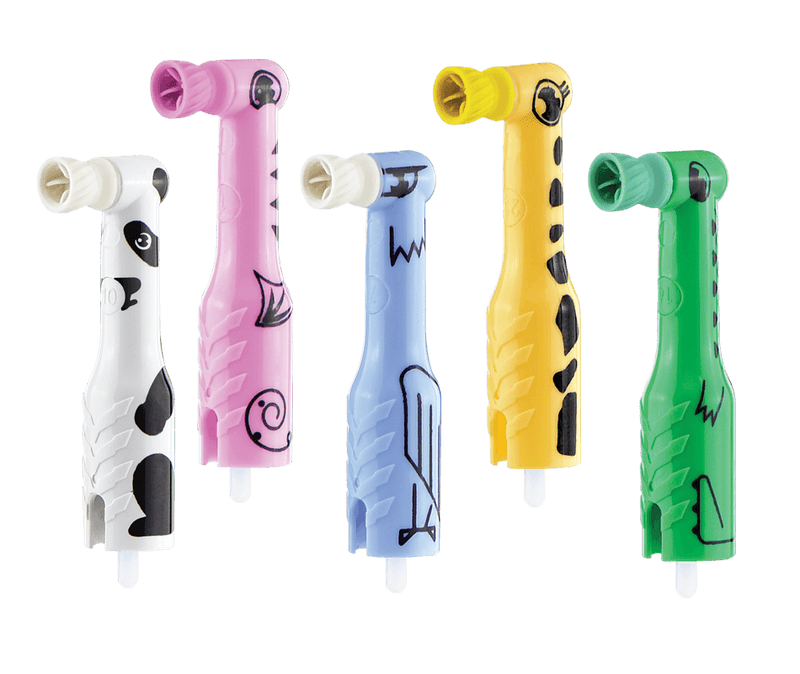 FUNimal Pedo disposable prophy angles, regular soft cup assorted, 100/box 167-100R