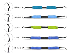 ImplaKlean Implant Improved Deplaquer/Scaler Set, 5/Pk. Includes | SurgiMac Dental Supply