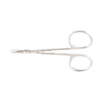 Miltex 4" Iris curved surgical scissors with a smooth blade and sharp tips | SurgiMac Dental Supply