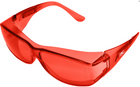 Safety Goggles, Red Bonding Frame/Lens, Universal Size, 12/bx