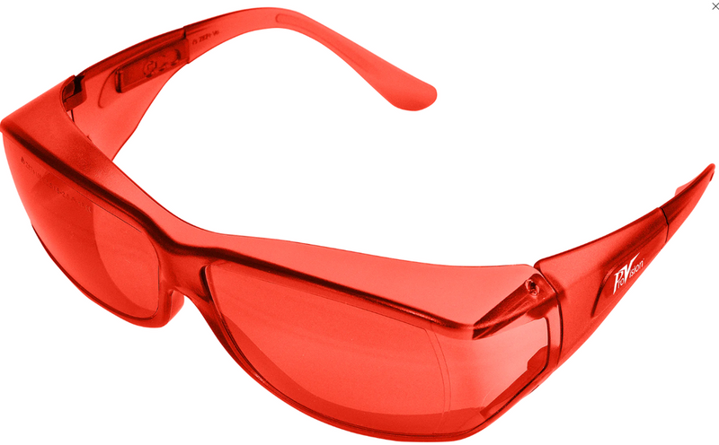 Safety Goggles, Red Bonding Frame/Lens, Universal Size, 12/bx 16SLK