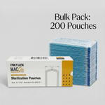 SurgiMac Self Seal Sterilization Pouch, Self-Sealing, Paper/Blue film, MacSafe, 200/Pk, 10pk/Case