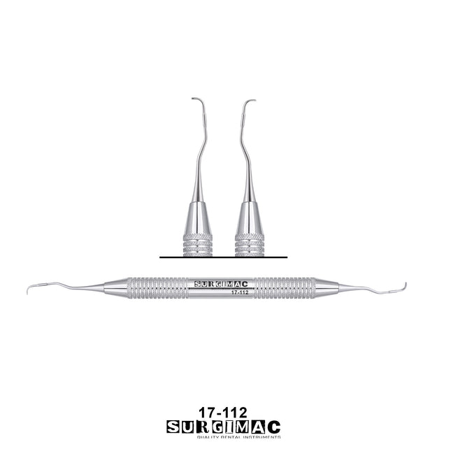 SurgiMac #1/2 Vision Curvette, Double-Ended, Stainless Steel, Air Series, 1/Pk