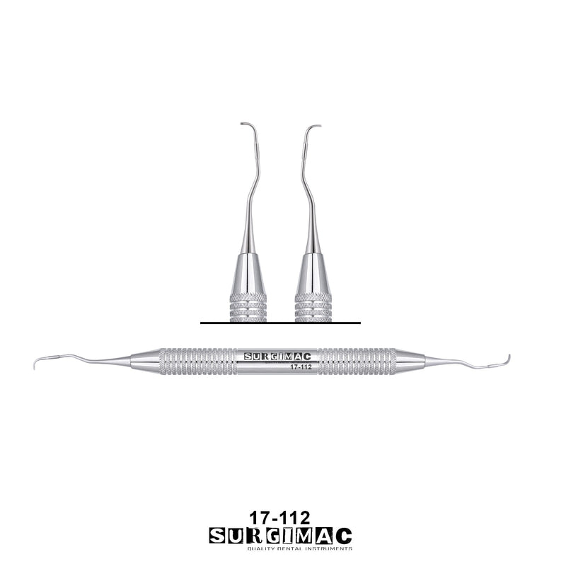 SurgiMac #1/2 Vision Curvette, Double-Ended, Stainless Steel, Air Series, 1/Pk