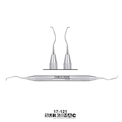 SurgiMac #11/12 Vision Curvette, Double-Ended, Stainless Steel, Air Series, 1/Pk