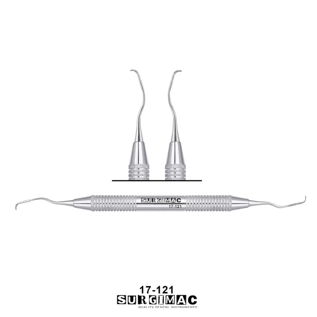 SurgiMac #11/12 Vision Curvette, Double-Ended, Stainless Steel, Air Series, 1/Pk
