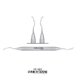 SurgiMac #11/12 Vision Curvette, Double-Ended, Stainless Steel, Air Series, 1/Pk