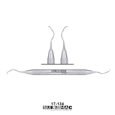 SurgiMac #13/14 Vision Curvette, Double-Ended, Stainless Steel, Air Series, 1/Pk