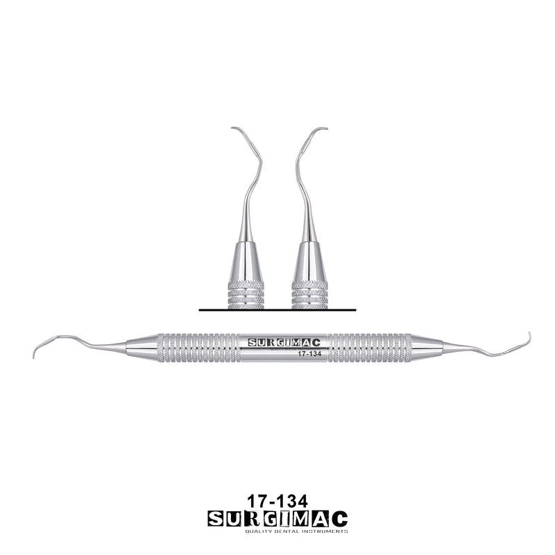 SurgiMac #13/14 Vision Curvette, Double-Ended, Stainless Steel, Air Series, 1/Pk