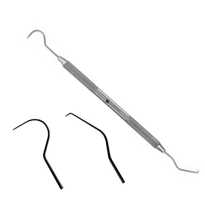 SurgiMac #17/23 Explorer, Double-Ended, Stainless Steel, Slim Series, 1/Pk. 10-314s