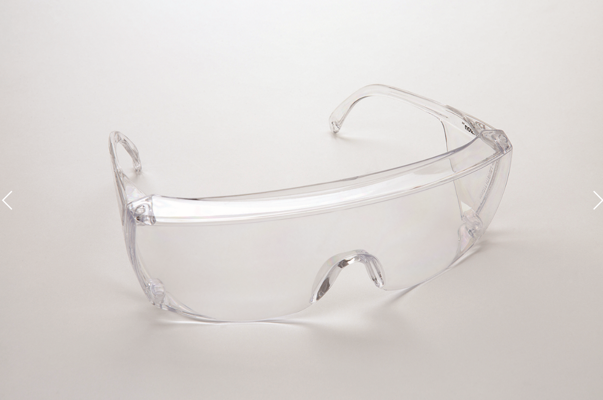 Safety Glasses, Clear Frame/Clear Lens, Universal Size, 12/cs 17S