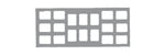 Flow Dental Perfect Pocket Film Mounts Vinyl/Blue 12 Window Horizontal, 6 Window Vertical