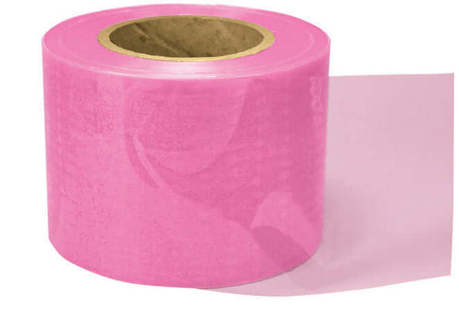 Palmero | Palmero 4" x 6" MAUVE Barrier Film in Dispenser Box, 1200 Sheets/Roll. Low-tack | 1803M