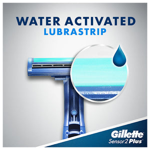 Gillette Sensor2 Plus Pivoting Head and Lubrastrip Men's Disposable Razors, 52 ct. 18384