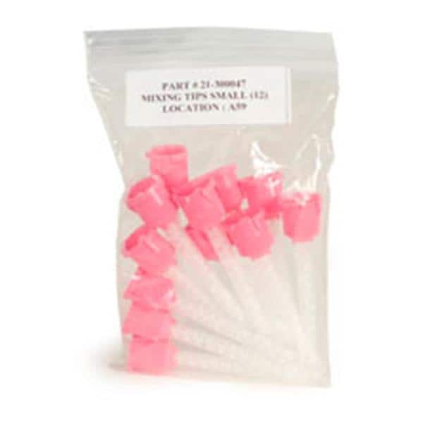 Soft Denture Relining Material, Mixing Tips, Small, 12/pk 21-300047