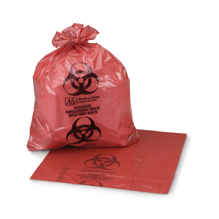 Infectious Waste Bag McKesson 30 to 33 gal. Red Bag 31 X 41 Inch