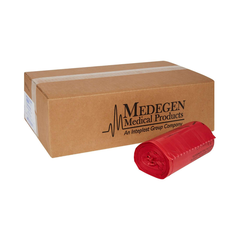 Infectious Waste Bag McKesson 7 to 10 gal. Red Bag 24 X 24 Inch | SurgiMac Dental Supply
