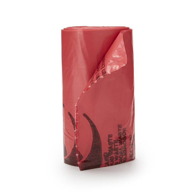 Infectious Waste Bag McKesson 7 to 10 gal. Red Bag 24 X 24 Inch