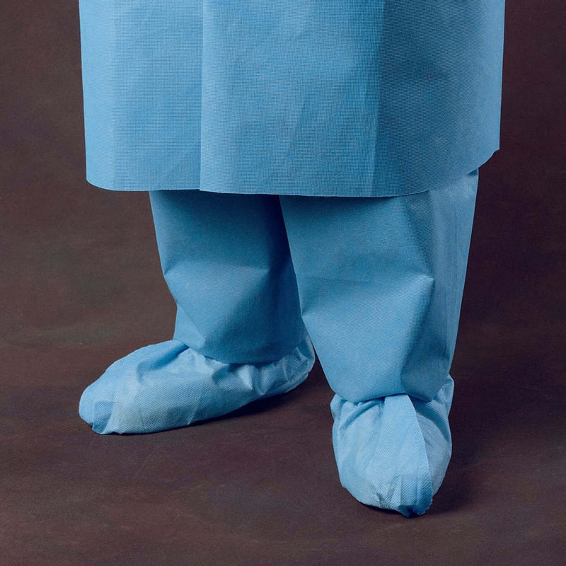 Shoe Cover One Size Fits Most Shoe High Without Tread Blue NonSterile 69551-100