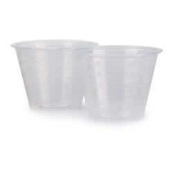 Medicine Cup McKesson 1 oz. Clear Plastic Disposable NonSterile | SurgiMac Dental Supply