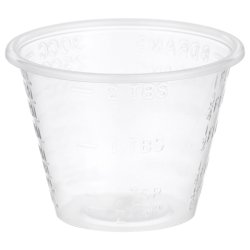 Medicine Cup McKesson 1 oz. Clear Plastic Disposable NonSterile