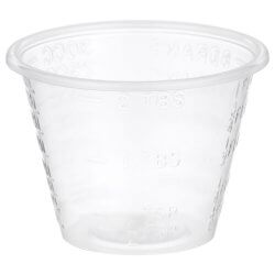 Medicine Cup McKesson 1 oz. Clear Plastic Disposable NonSterile | SurgiMac Dental Supply