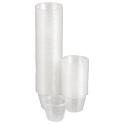 Medicine Cup McKesson 1 oz. Clear Plastic Disposable NonSterile | SurgiMac Dental Supply