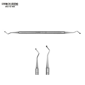 SurgiMac #18 Spoon Excavator 1.5mm/1.5mm, Double-Ended, Stainless Steel, Eco Series, 1/Pk | SurgiMac Dental Supply