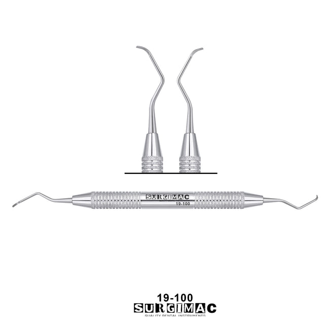 SurgiMac Tabanella Micro Bone Condenser, Double-Ended, Stainless Steel, Air Series, 1/Pk