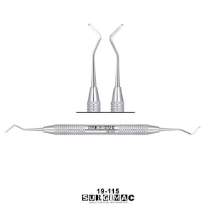 SurgiMac Bone Rasp, 1.5mm, Double-Ended, Stainless Steel, Air Series, 1/Pk