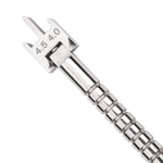 SurgiMac U-Type Ortho Bracket Gauge 3.5-5.0mm (45° Adjustable Swivel Head), Stainless Steel, Pro Series, 1/Pk