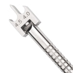 SurgiMac Bracket Height Gauge 3.5mm-5.0mm (Adjustable 90° Head), Stainless Steel, Pro Series, 1/Pk
